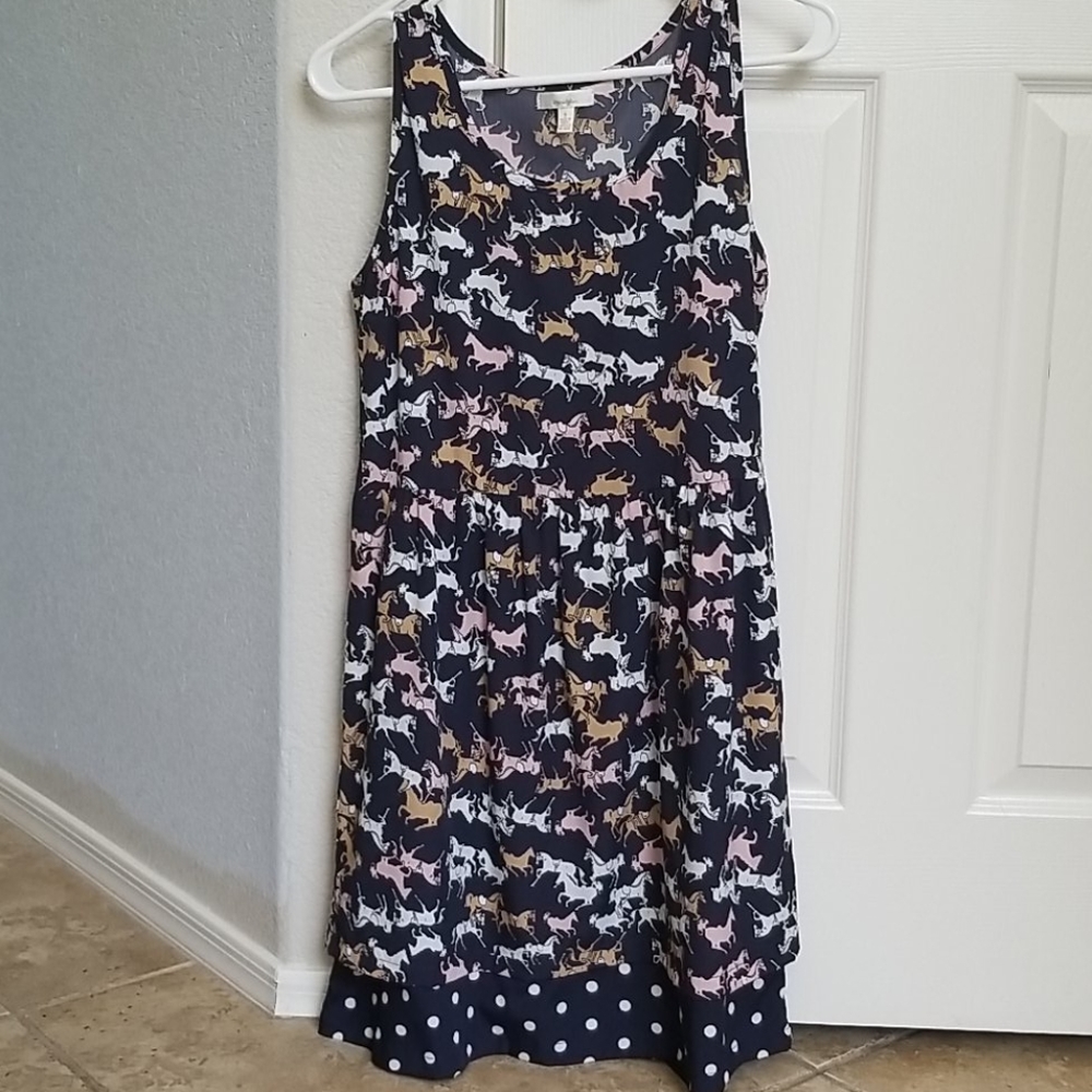 Porridge Petaluma peep hem horse dress size small